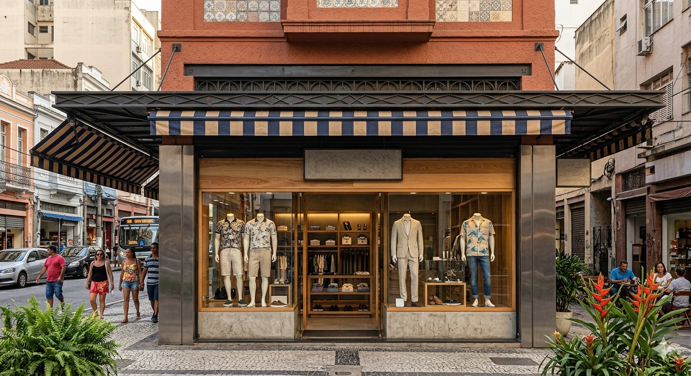 Comércio de Vestuário Masculino