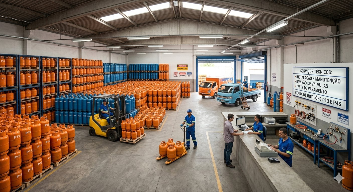 Distribuidora de Gás no Paraná com Alto Faturamento e Operação Técnica Estruturada