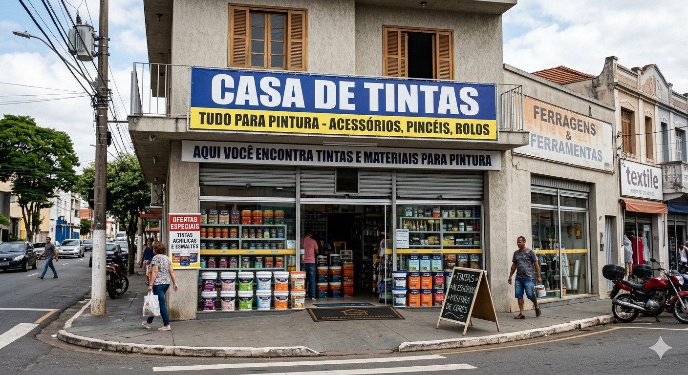 À Venda Loja de Tintas