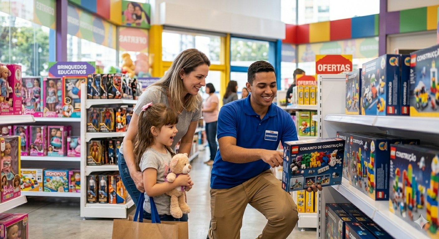 Liderança em Brinquedos no Varejo Brasileiro