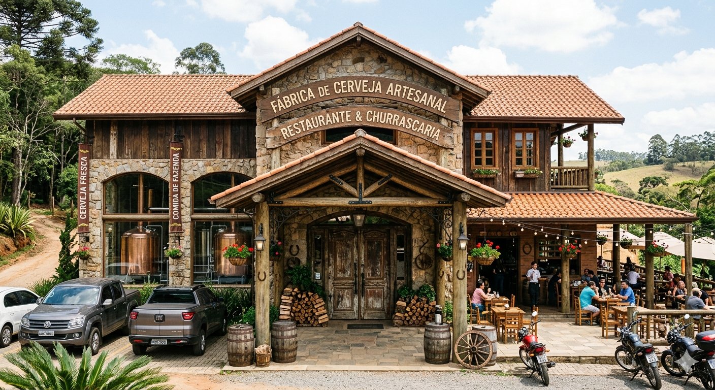 Fábrica de Cerveja e Restaurante em São Paulo