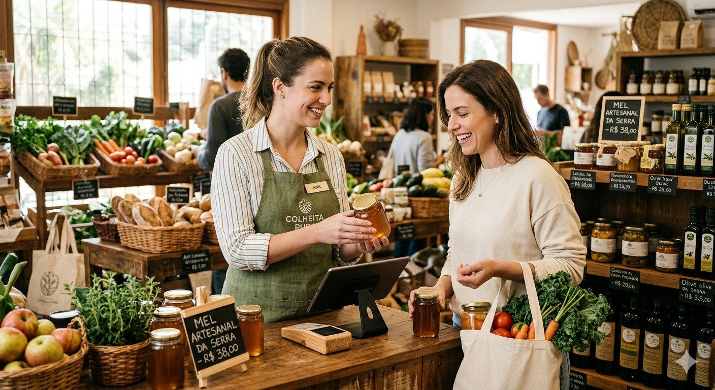 Comércio de Produtos Naturais e Orgânicos com Modelo Híbrido e Alto Potencial de Expansão