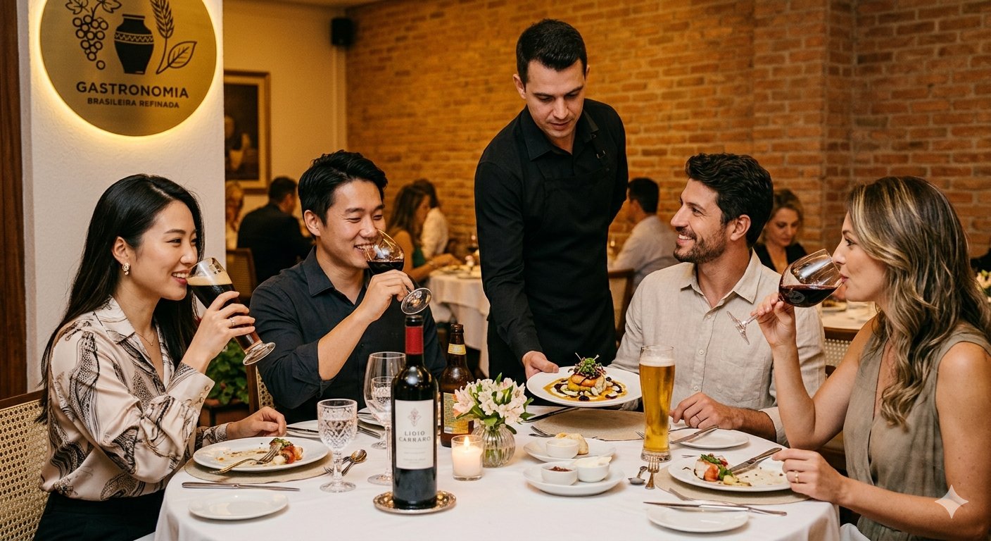 Restaurante Brasileiro de Gastronomia Refinada com Rentabilidade Consistente