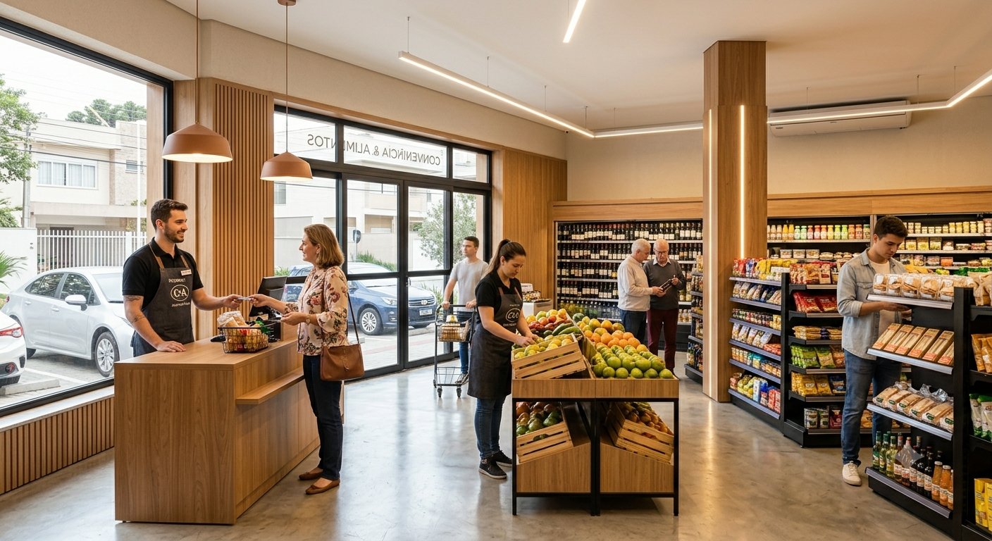 Conveniência e Comércio de Alimentos